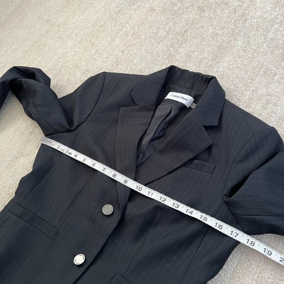 Calvin Klein Blue Work Blazer Jacket 4 - Picture 6 of 8